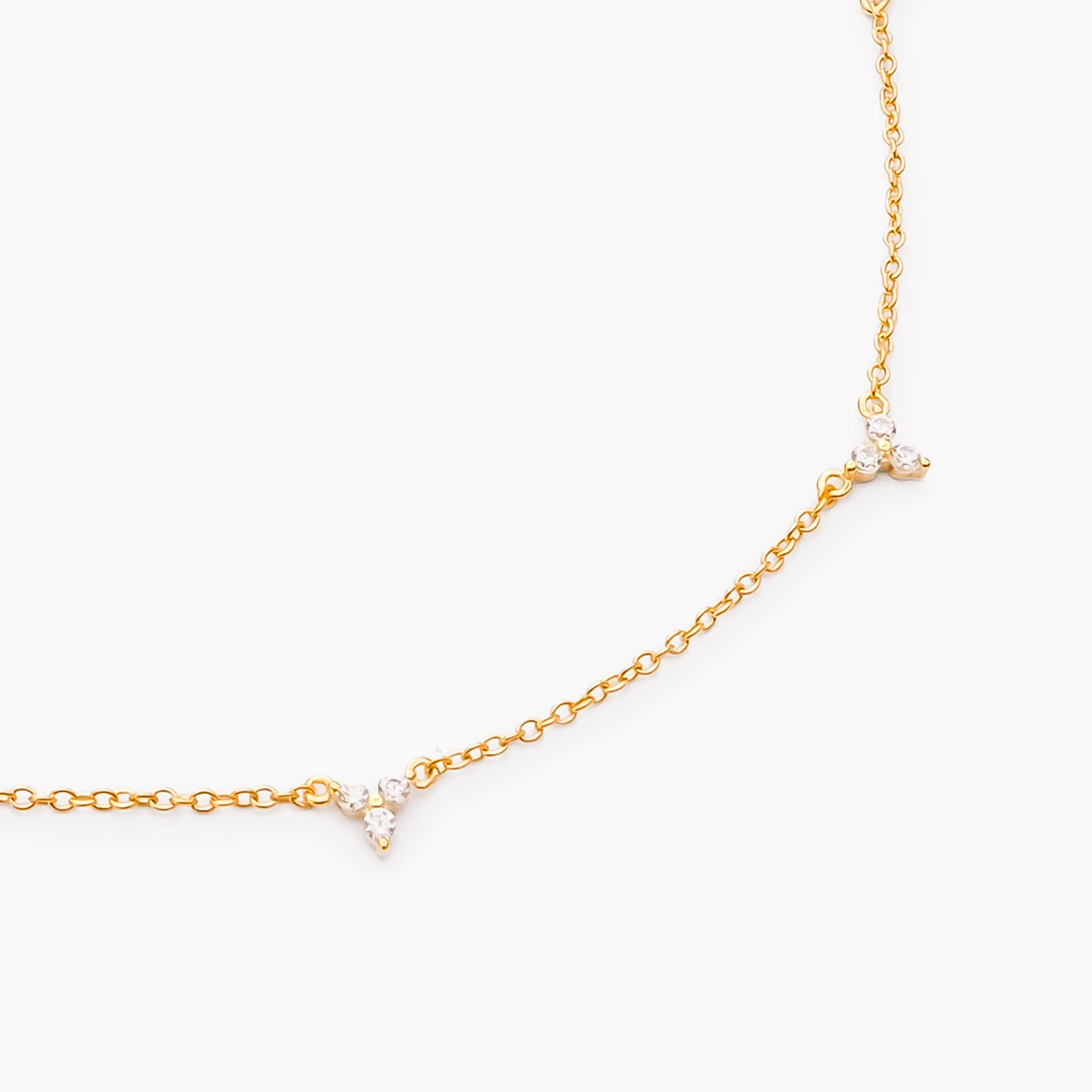 Cubic Zirconia Minimalist Necklace