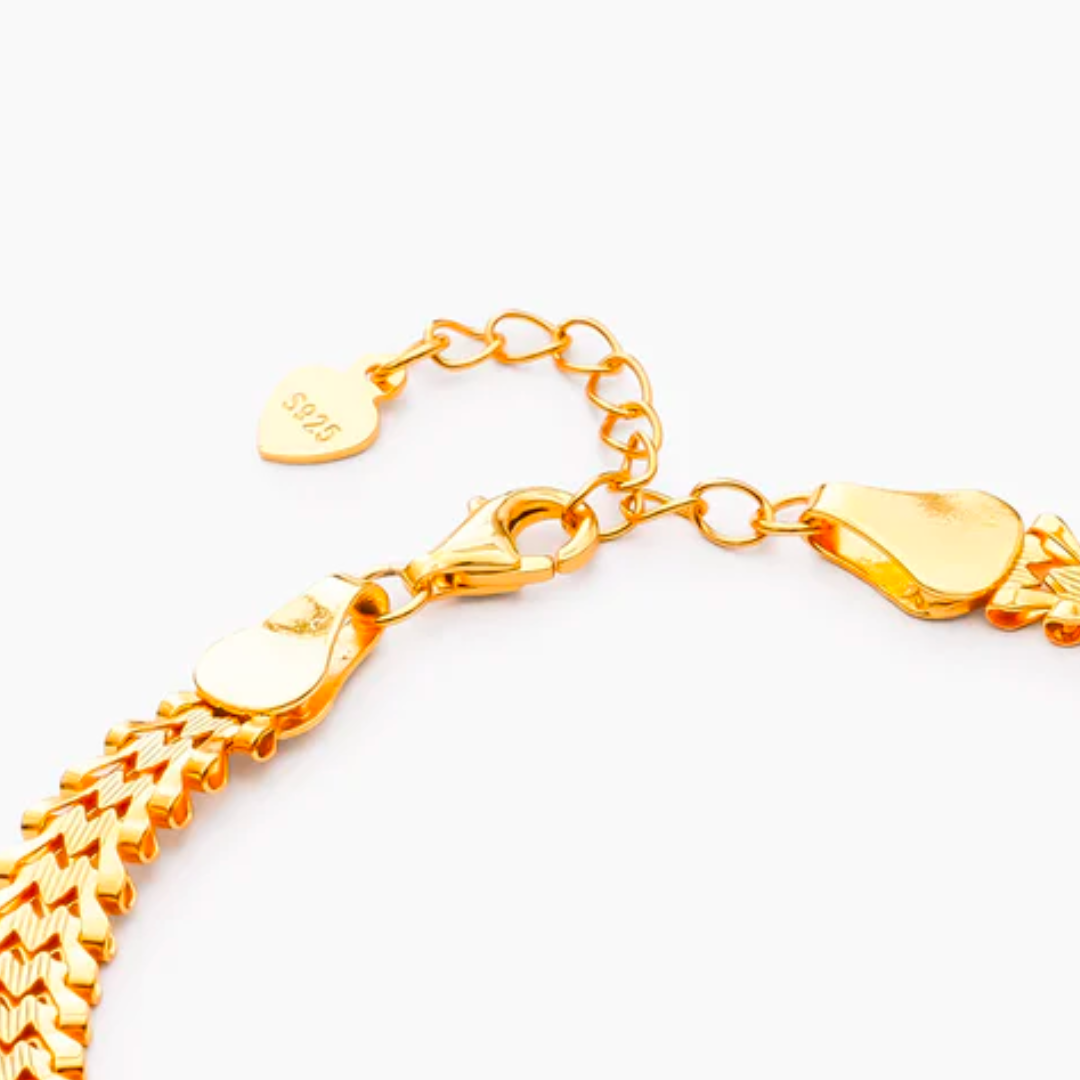 Gold Cuban Chain Bracelet