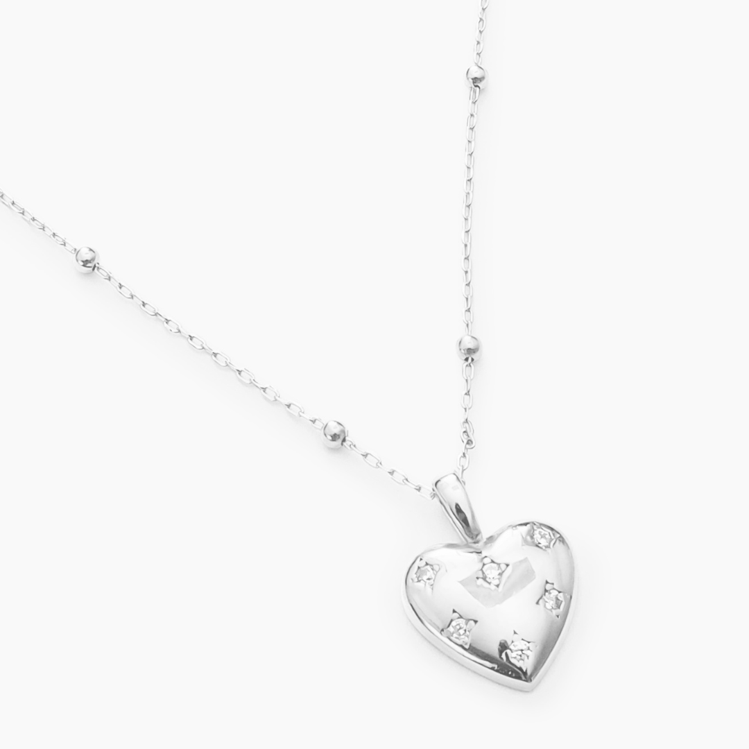 Lunar Heart pendant and chain