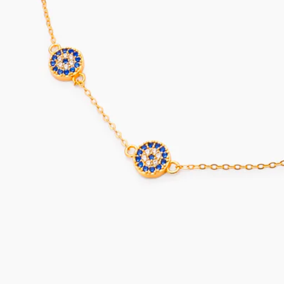 Blue Cubic Zirconia Necklace