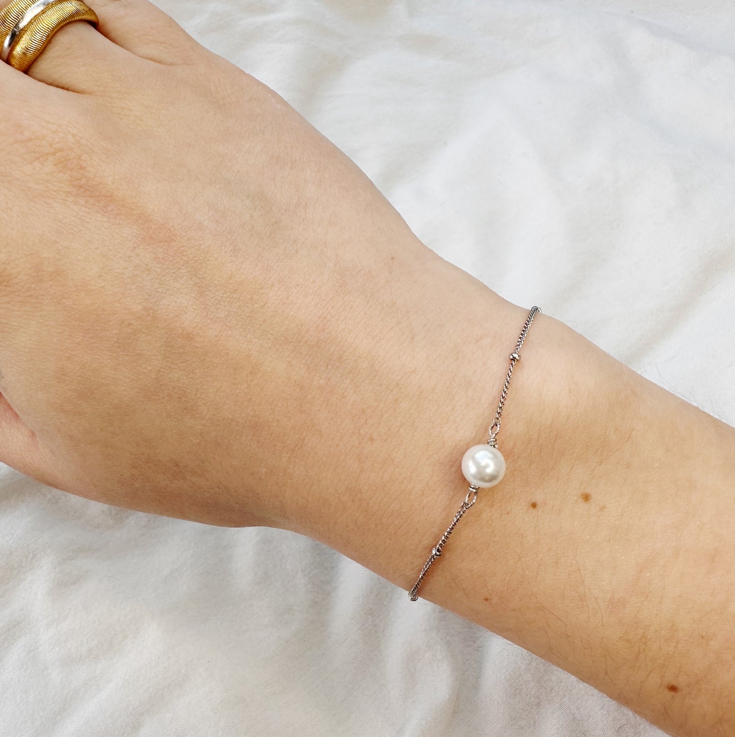 Pearl Pendant Bracelet