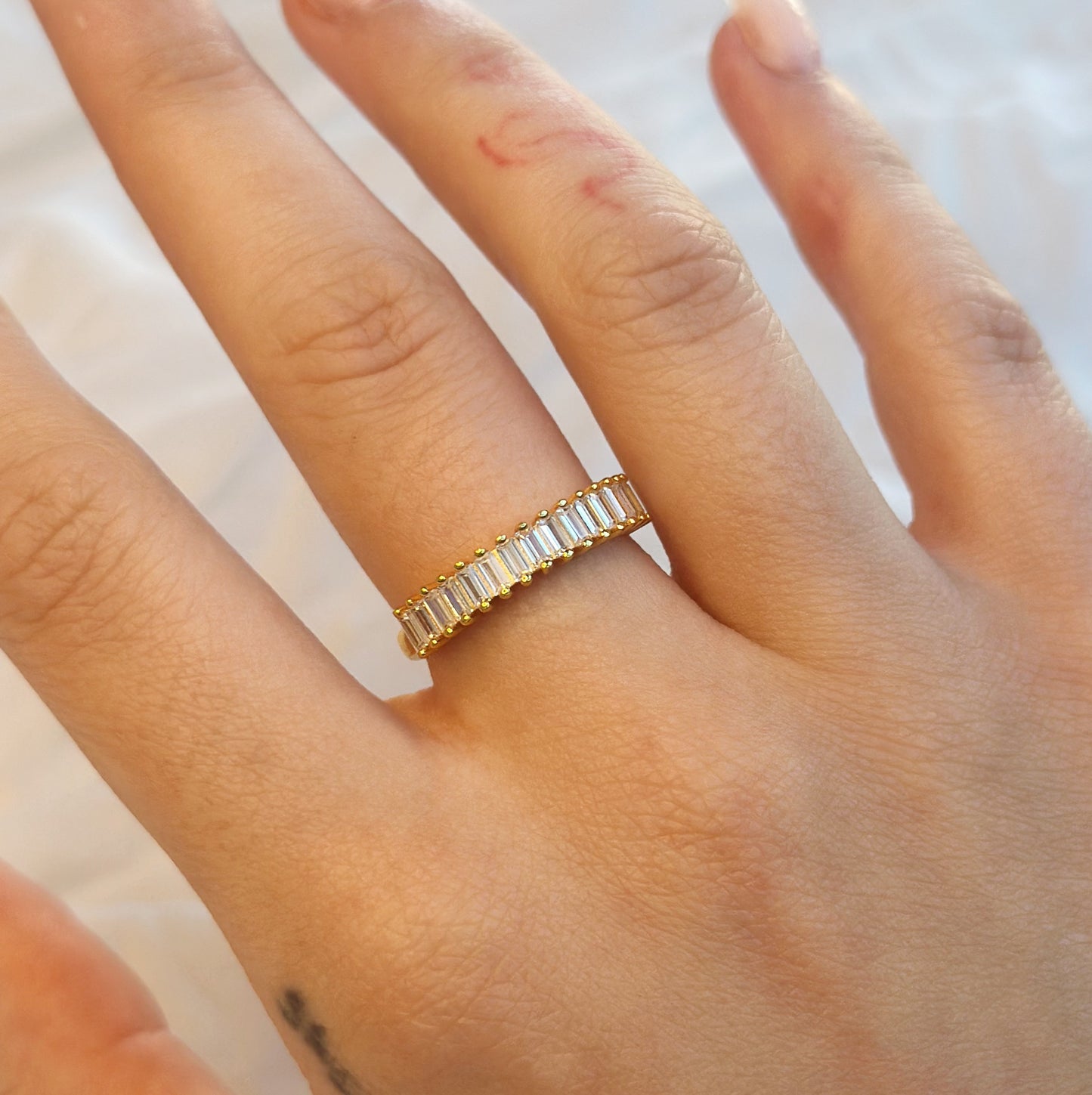 Zirconia Eternity Ring