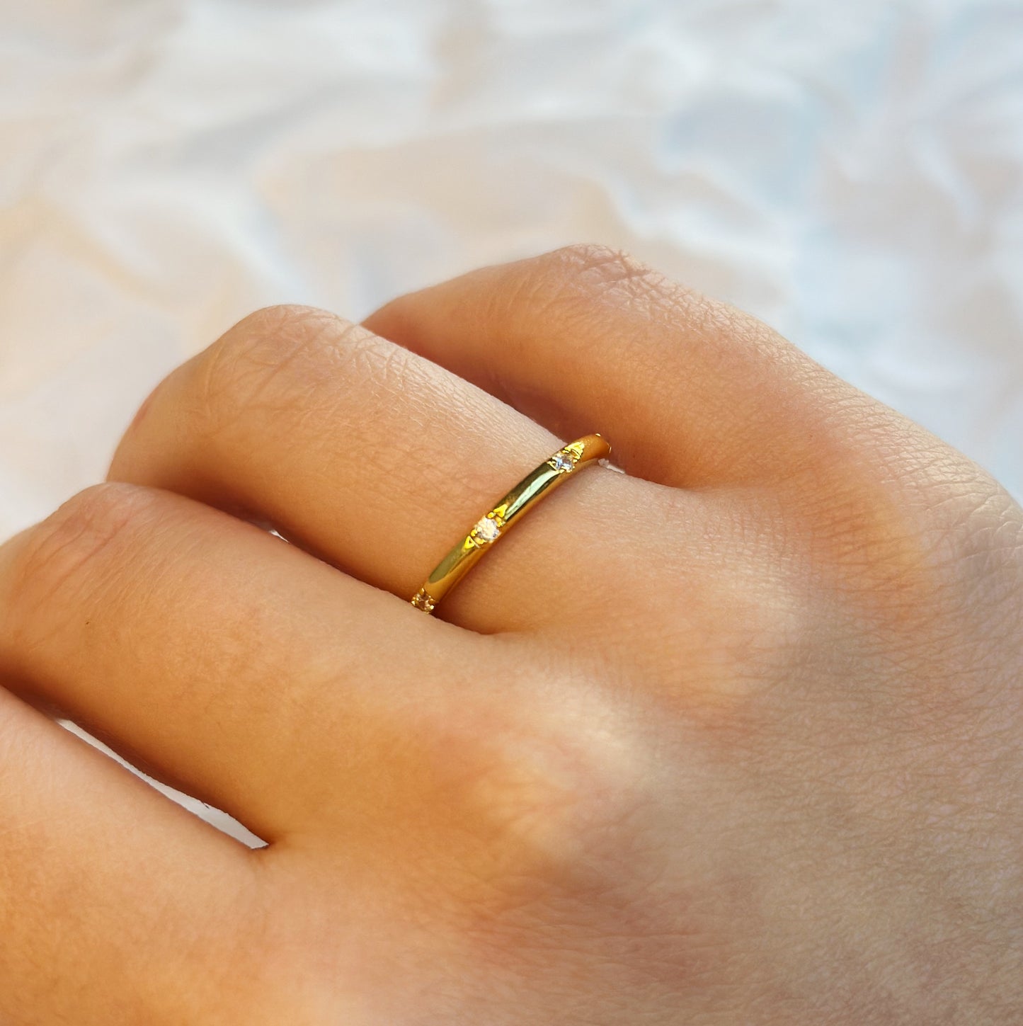 Gold Star Cosmos Ring
