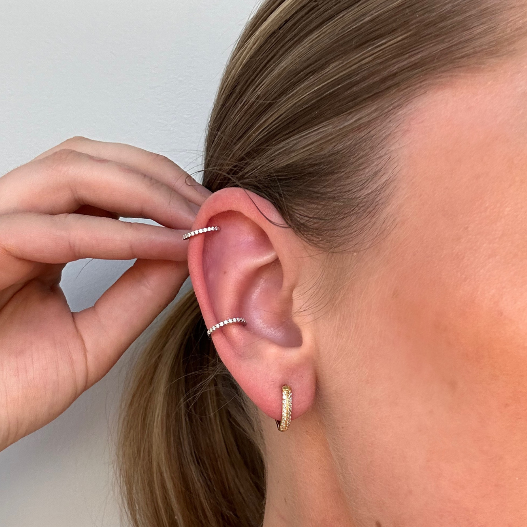Rhinestone Ear Cuffs