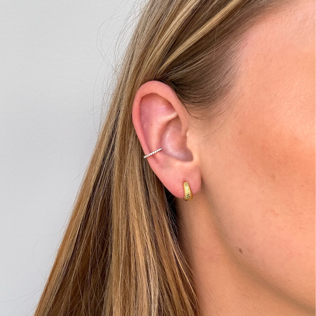 Shell Huggie Earrings