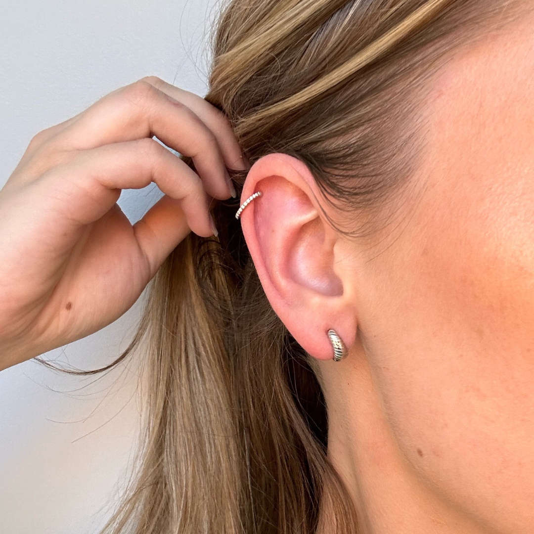 Shell Huggie Earrings