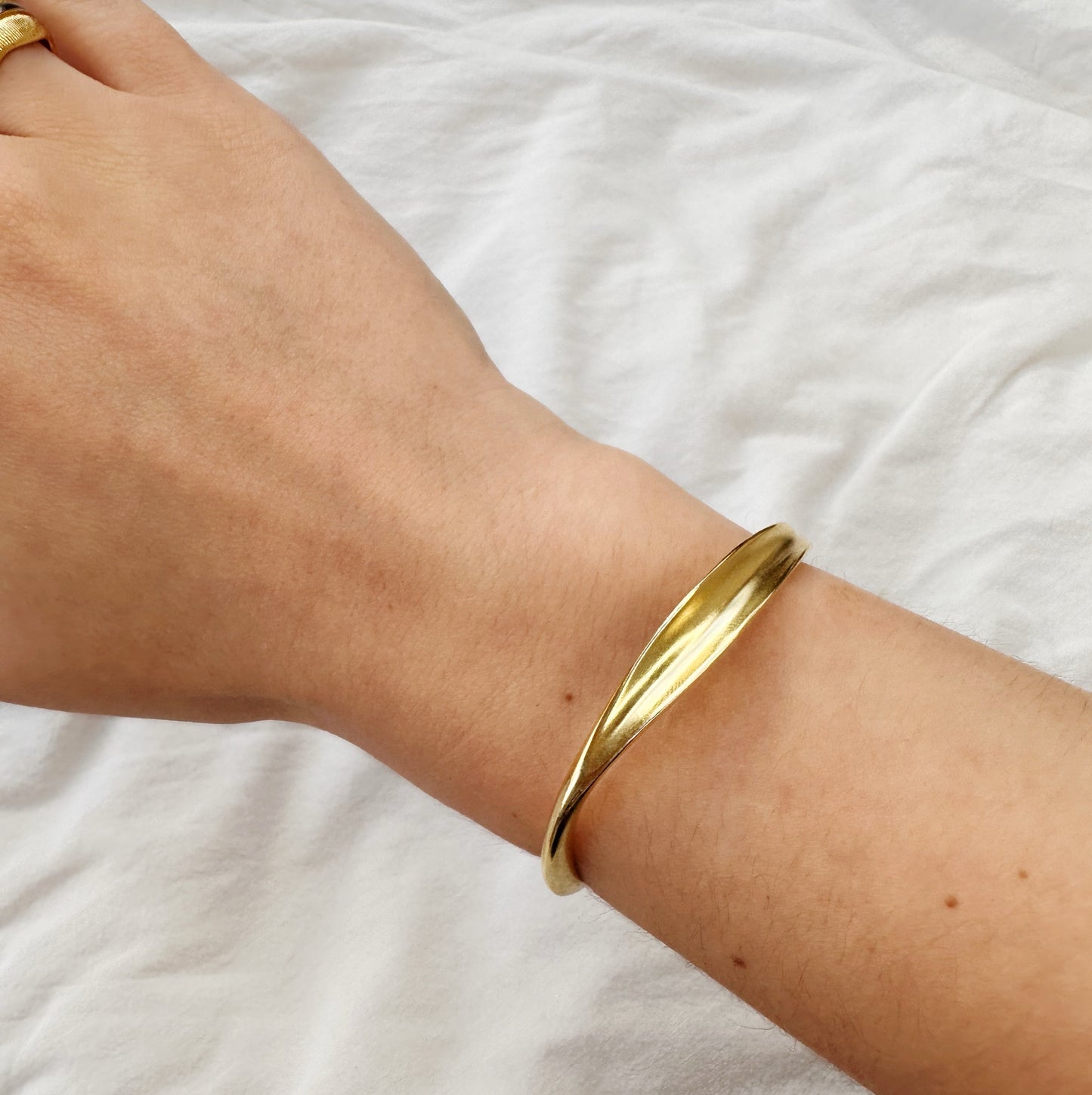 Gold Vintage Cuff Bangle