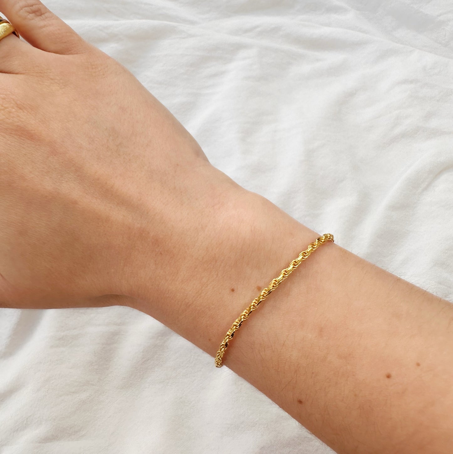 Gold Rope Bracelet