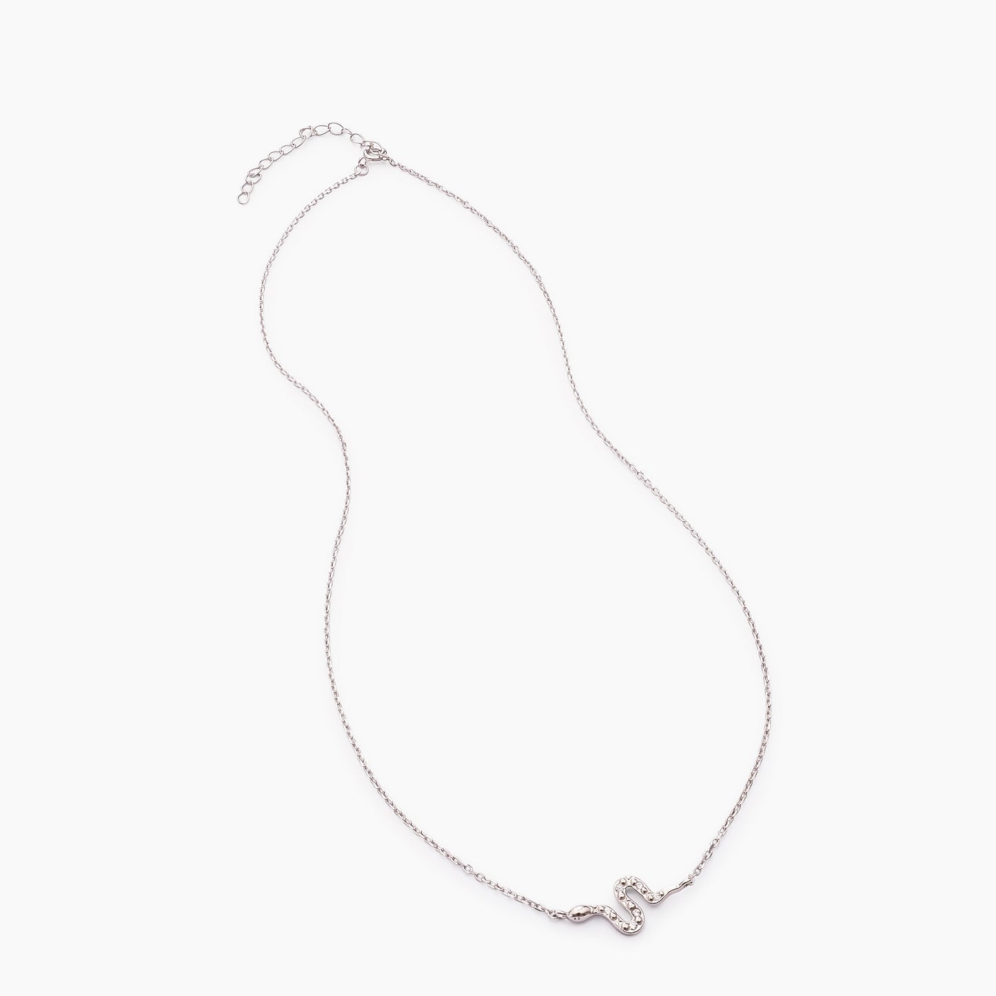 Zirconia Snake Necklace