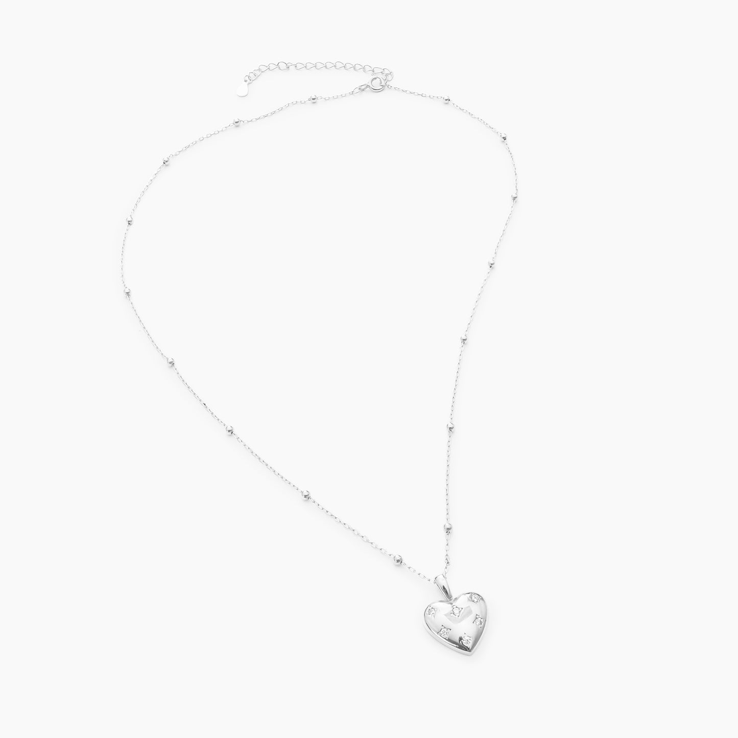 Lunar Heart pendant and chain
