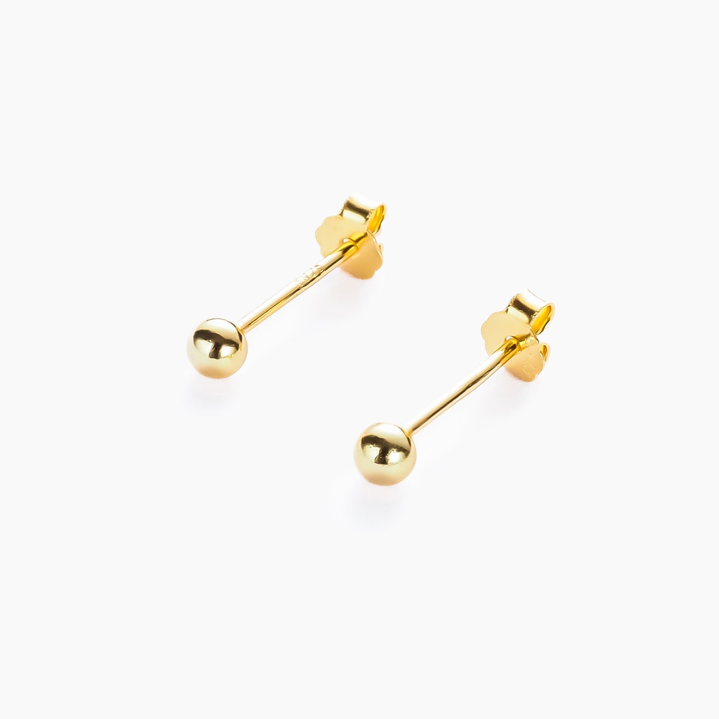 Gold Minimalist Ball Studs