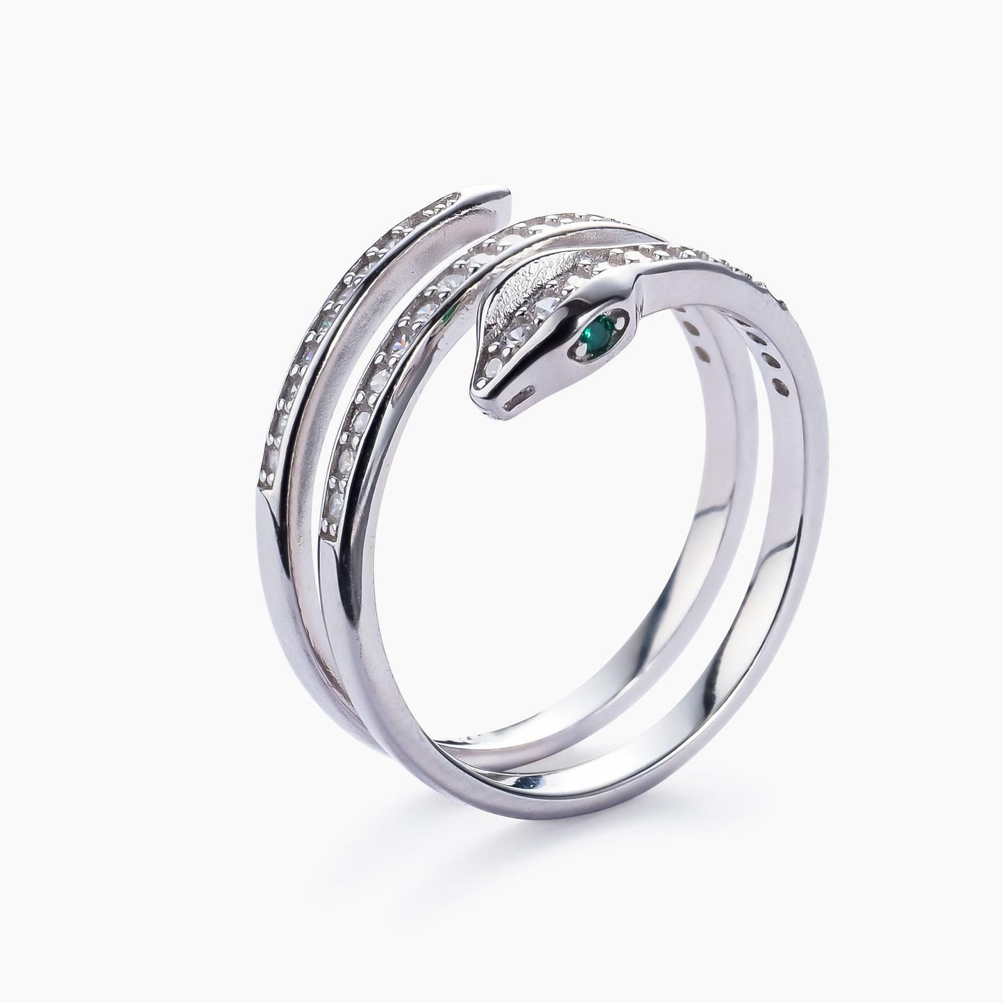 Embellished Snake Ring