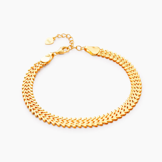 Gold Cuban Chain Bracelet