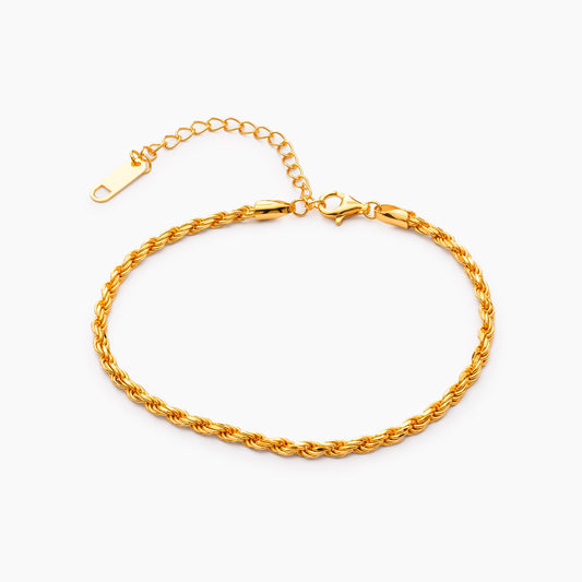 Gold Rope Bracelet