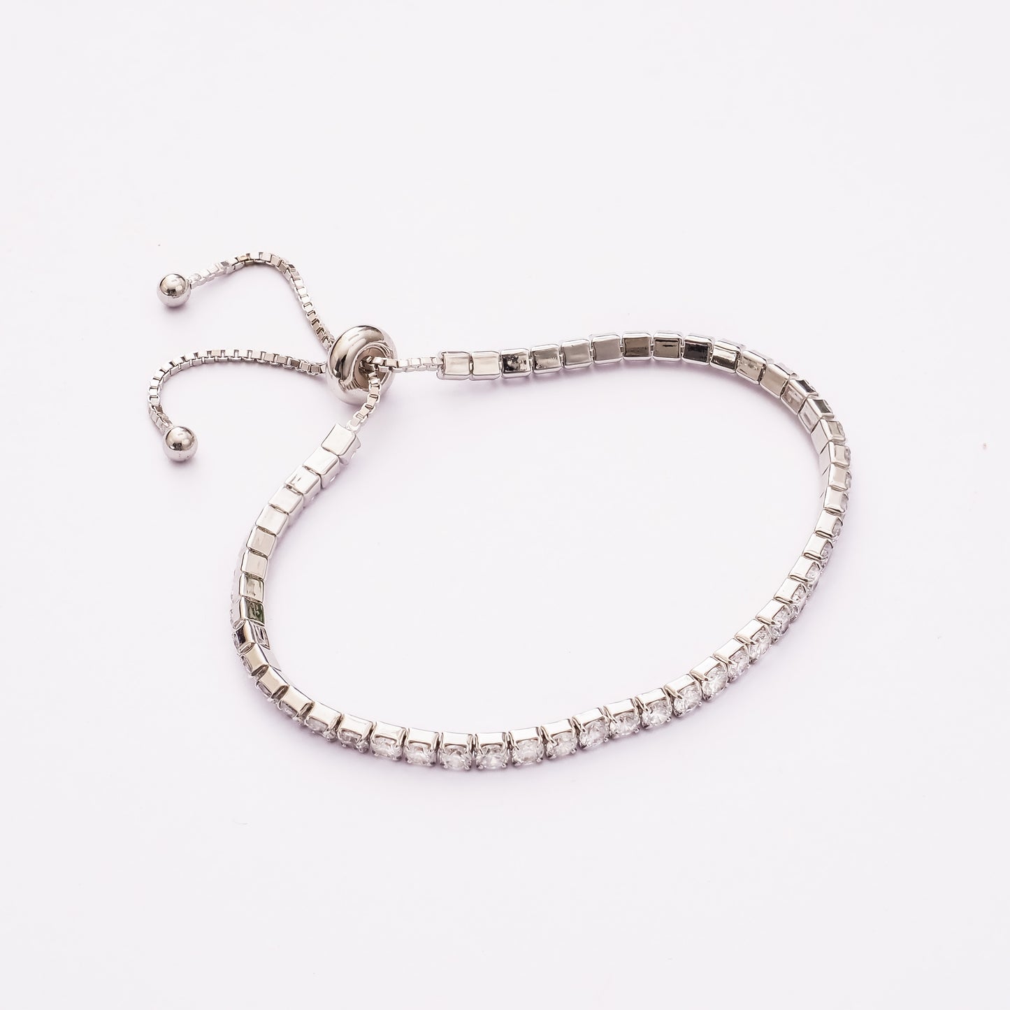 Minimalist Adjustable Tennis Bracelet