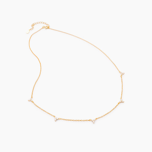 Cubic Zirconia Minimalist Necklace