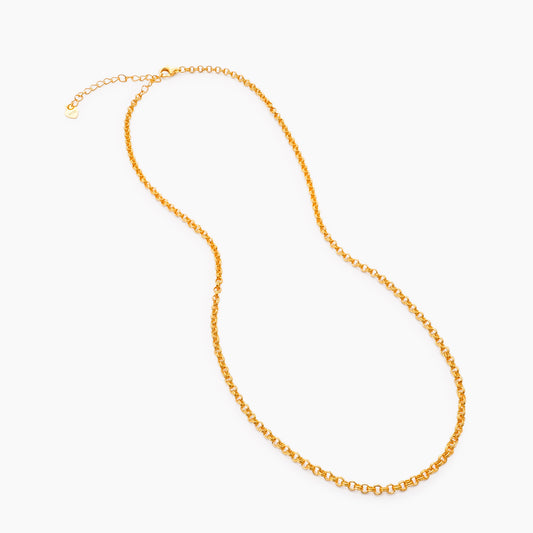 Plain Gold Chain Necklace